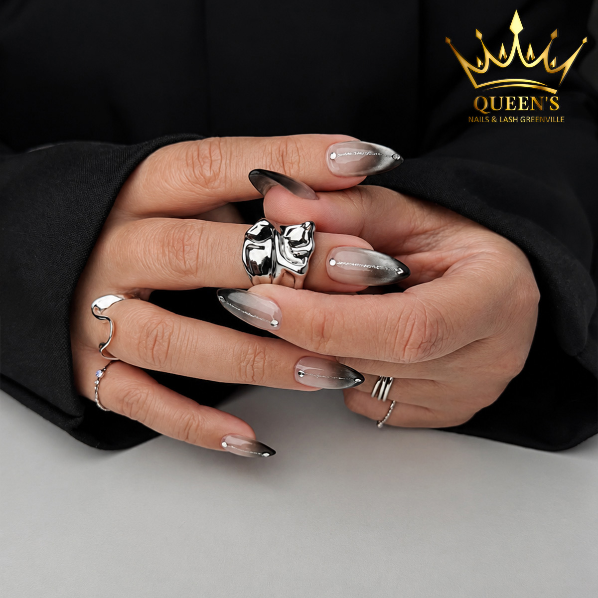 QUEEN’S NAILS & LASH GREENVILLE logo